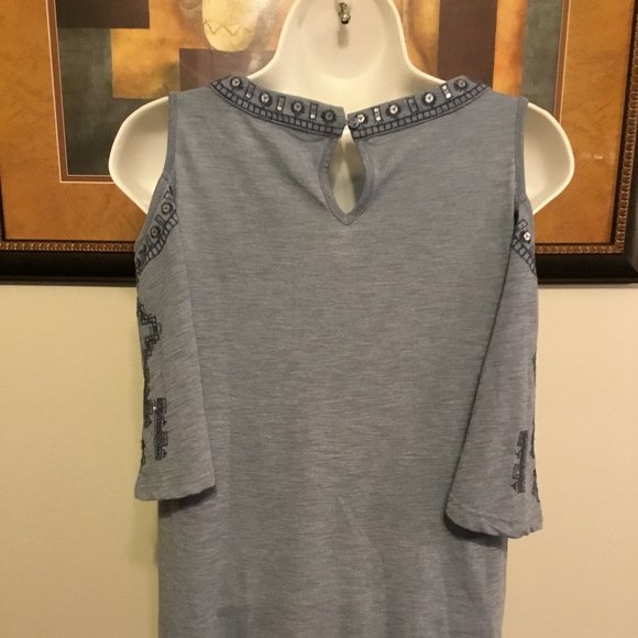 Chico's Boho Medicum Off the Shoulder Top - Picture 3 of 5
